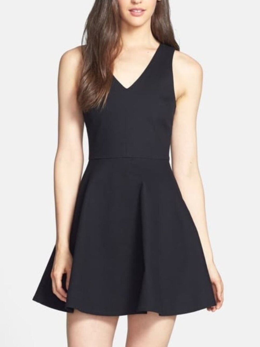 Joie Norton Fit & Flare Dress Black LBD Medium
